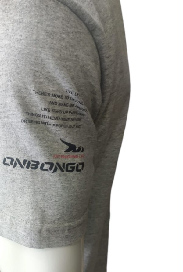 Camiseta Onbongo Masculina – Cinza - Image 3