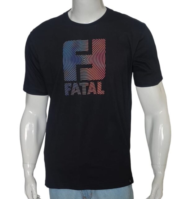 Camiseta Fatal Preta Estampada