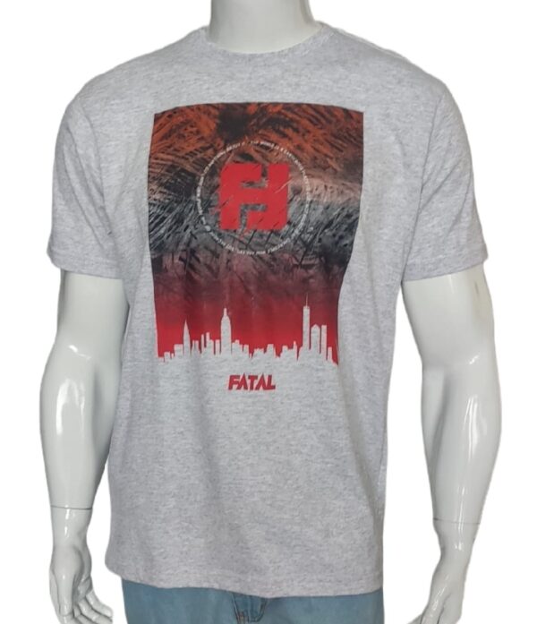 Camiseta Fatal cinza